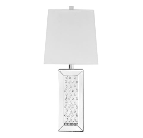 ZC121-ML9310 - Regency Decor: Sparkle Collection 1-Light Silver Finish Table Lamp