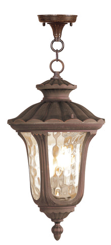 Livex Oxford 3 Light Imperial Bronze Chain Lantern - C185-7658-58