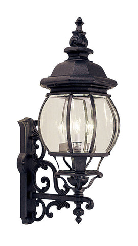 Livex Frontenac 4 Light Black Outdoor Wall Lantern - C185-7701-04