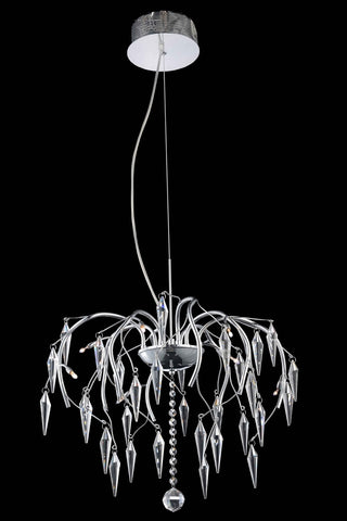 C121-5008D20C/EC - Regency Lighting: Amour 8 light Chrome Chandelier Clear Elegant Cut Crystal