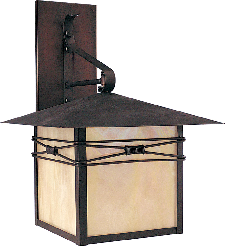 Taliesin 1-Light Outdoor Wall Lantern Burnished - C157-8042IRBU