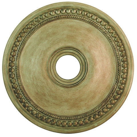 Livex Wingate Antique Silver Leaf Ceiling Medallion - C185-82075-73
