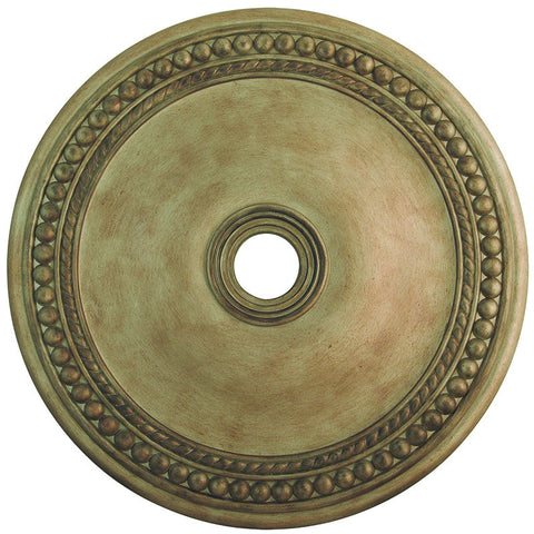 Livex Wingate Antique Silver Leaf Ceiling Medallion - C185-82077-73