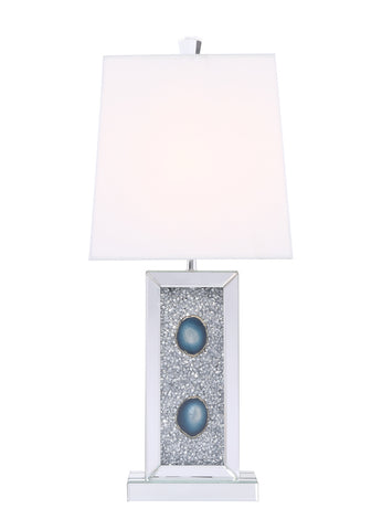 ZC121-ML9333 - Regency Decor: Sparkle Collection 1-Light Silver Crystal Table Lamp