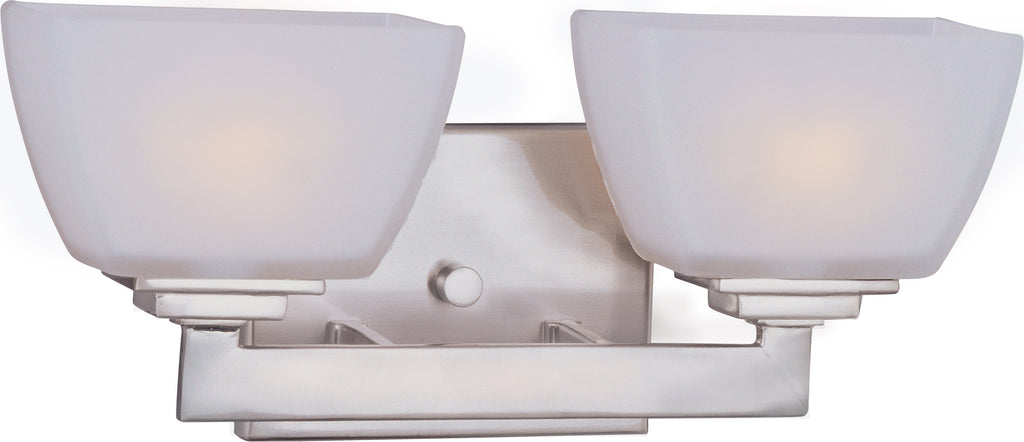 Angle 2-Light Bath Vanity Satin Nickel - C157-9032SWSN