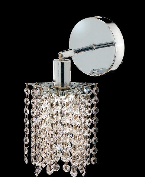 ZC121-1281W-R-P-CL/EC By Regency Lighting Mini Collection 1 Lights Wall Sconce Chrome Finish