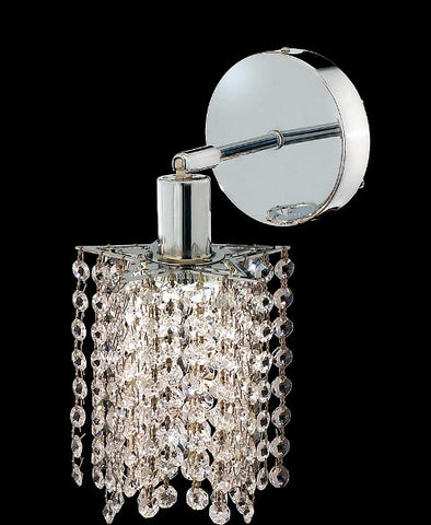 ZC121-1281W-R-P-CL/EC By Regency Lighting Mini Collection 1 Lights Wall Sconce Chrome Finish