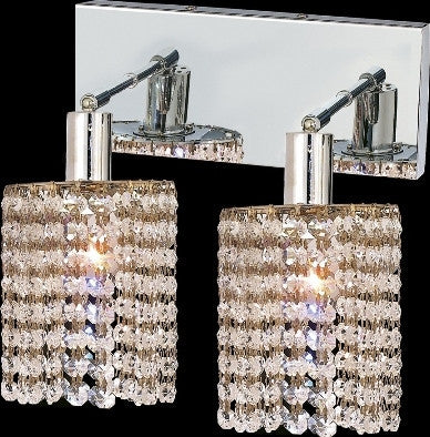 ZC121-1282W-O-R-CL/EC By Regency Lighting Mini Collection 2 Lights Wall Sconce Chrome Finish