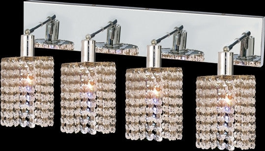 ZC121-1284W-O-R-CL/EC By Regency Lighting Mini Collection 4 Lights Wall Sconce Chrome Finish