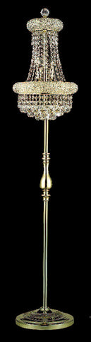 ZC121-V1800FL12G/RC By Elegant Lighting Primo Collection 6 Light Floor Lamps Gold Finish