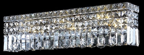 ZC121-V2032W18C/RC By Elegant Lighting Maxim Collection 4 Light Wall Sconces Chrome Finish