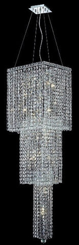 ZC121-2033G54C/EC By Regency Lighting Maxim Collection 14 Light Wall Sconces Chrome Finish