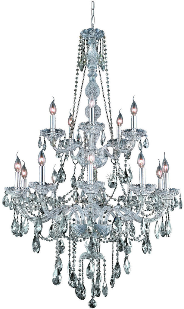 ZC121-7915G33C/EC By Regency Lighting - Verona Collection Chrome Finish 15 Lights Foyer/Hallway