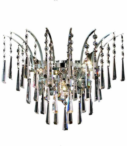 ZC121-8032W16C/EC By Regency Lighting - Victoria Collection Chrome Finish 3 Lights Wall Sconce