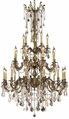 ZC121-9225G38AB/EC By Regency Lighting - Rosalia Collection Antique Bronze Finish 25 Lights Foyer/Hallway