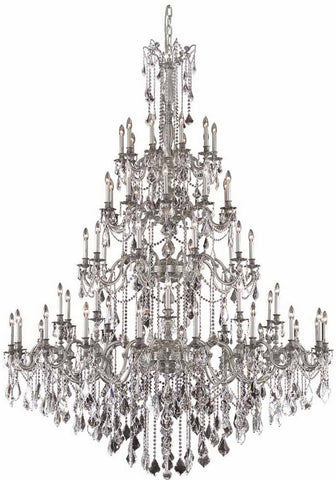 C121-9260G72PW/EC By Elegant Lighting - Rosalia Collection Pewter Finish 60 Lights Foyer/Hallway