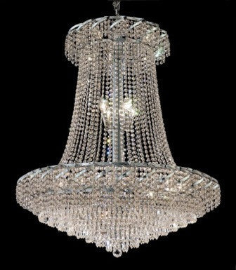 C121-ECA4G36SC By Regency Lighting-Belenus Collection Chrome Finish 22 Lights Chandelier