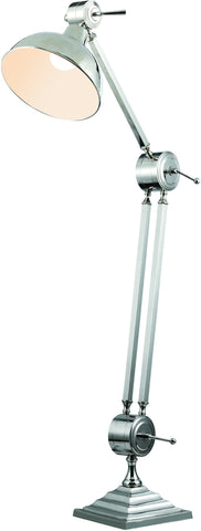 C121-FL1258 By Elegant Lighting - Vintage Task Collection Chrome Finish 1 Light Floor Lamp