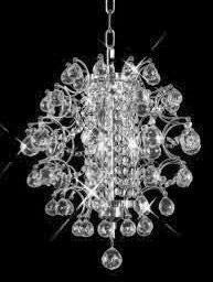 C121-SILVER/8064/1416 St.Ives Collection By Elegant Modern / Contemporary CHANDELIER Chandeliers, Crystal Chandelier, Crystal Chandeliers, Lighting