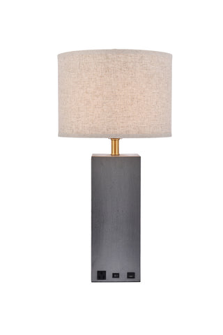 ZC121-TL3008 - Regency Decor: Brio Collection 1-Light Concrete Finish Table Lamp