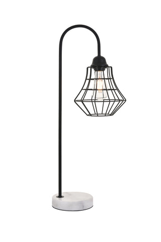 ZC121-LD4008T11BK - Living District: Candor 1 light Black Table lamp