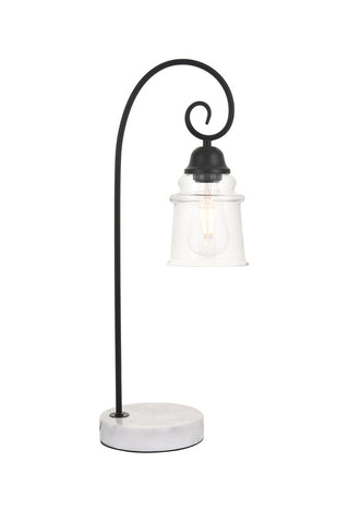 ZC121-LD4007T9BK - Living District: Spire 1 light Black Table lamp