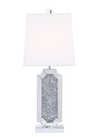 ZC121-ML9332 - Regency Decor: Sparkle Collection 1-Light Silver Crystal Table Lamp