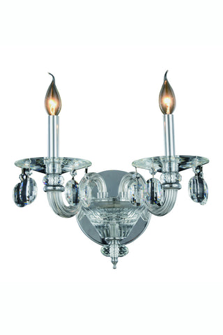 ZC121-7870W15C/RC - Regency Lighting: Augusta 2 light Chrome Wall Sconce Clear Royal Cut Crystal