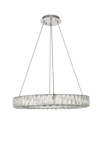 ZC121-3503D23C - Regency Lighting: Monroe Integrated LED chip light Chrome Chandelier Clear Royal Cut Crystal