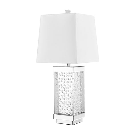 ZC121-ML9309 - Regency Decor: Sparkle Collection 1-Light Silver Finish Table Lamp