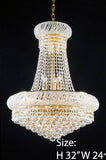 Swarovski Crystal Trimmed Chandelier New French Empire Crystal Chandelier 24X32 - A500-Cg/542/15Sw